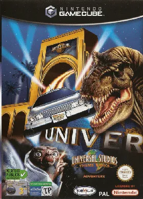 Universal Studios Theme Park Adventure box cover front